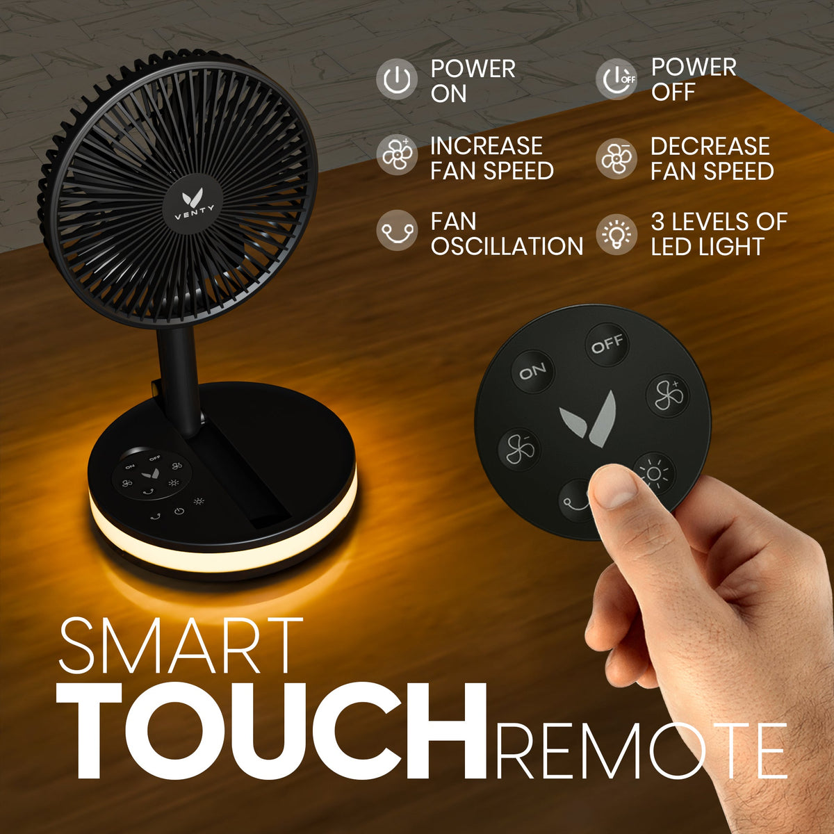 Foldable Fan extensível